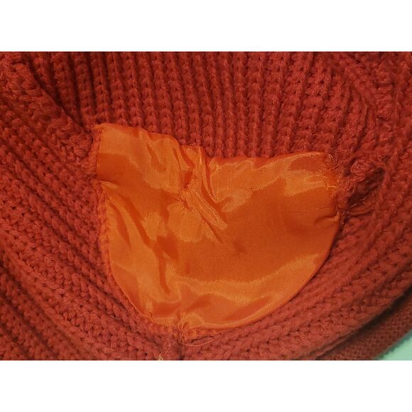 Haberdasher Red Button Up Knitted Cardigan Sweater Size Large - Picture 4 of 5